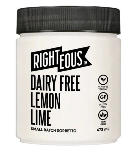 Righteous - Sorbetto - Df Lemon Lime, 473 mL