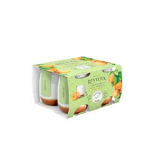 Riviera - Apricot Organic Yogourt Petit Pot, 4x120 g