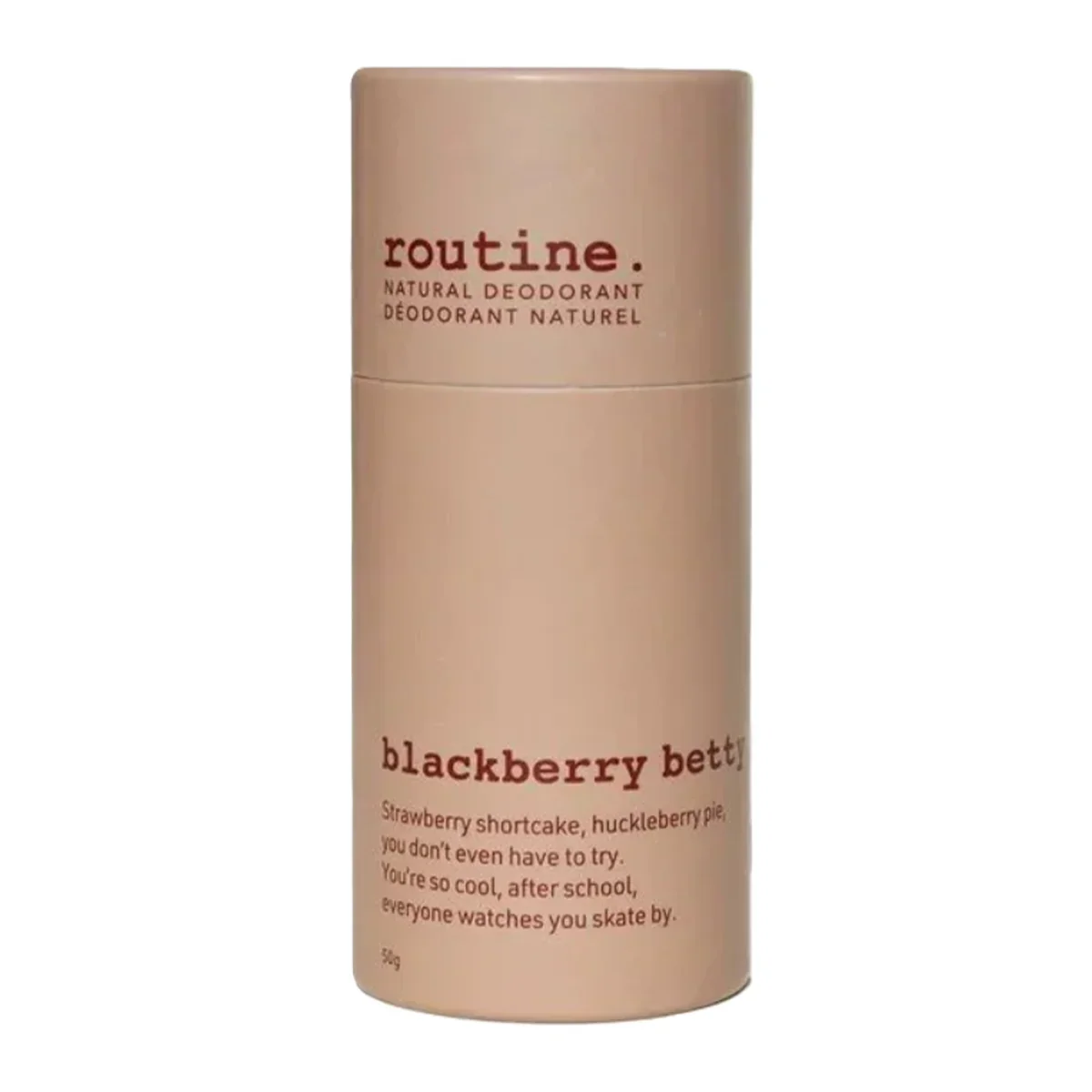 Routine Natural Deodorant - Blackberry Betty - Deo Stick, 50 g