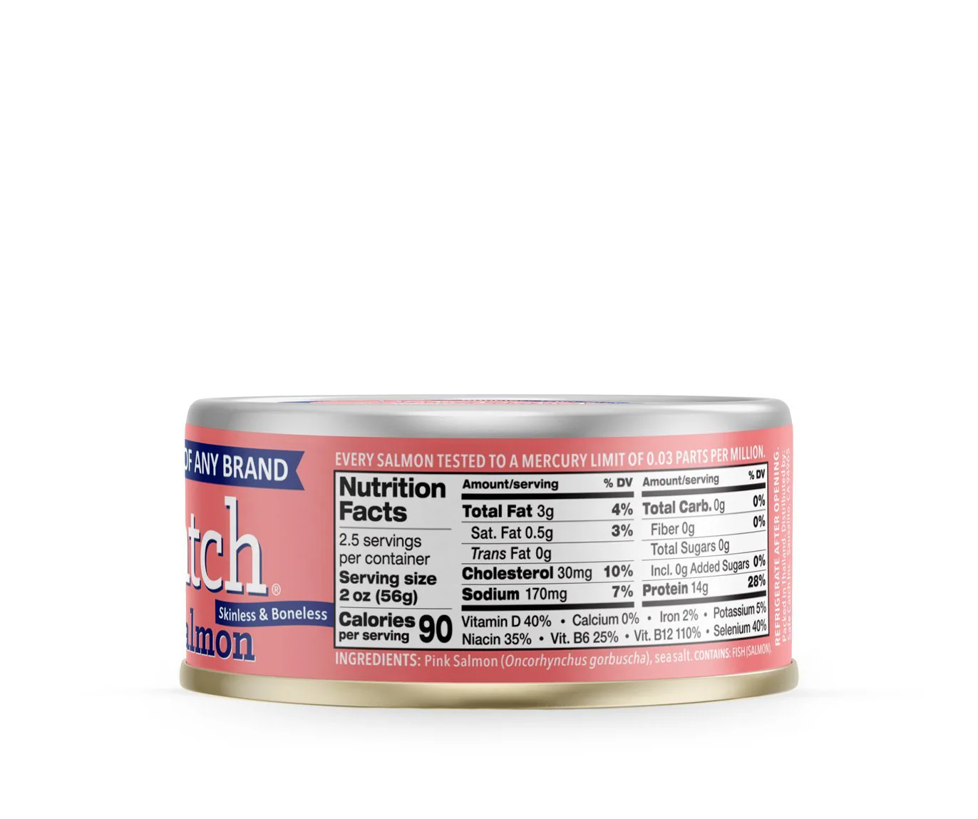 Safe Catch - Alaskan Wild Pink Salmon, 142 g - Image 2