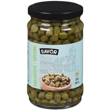 Savor - Organic Capucine Capers, 310 mL