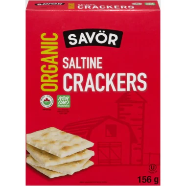 Savor - Organic Saltine Crackers, 156 g