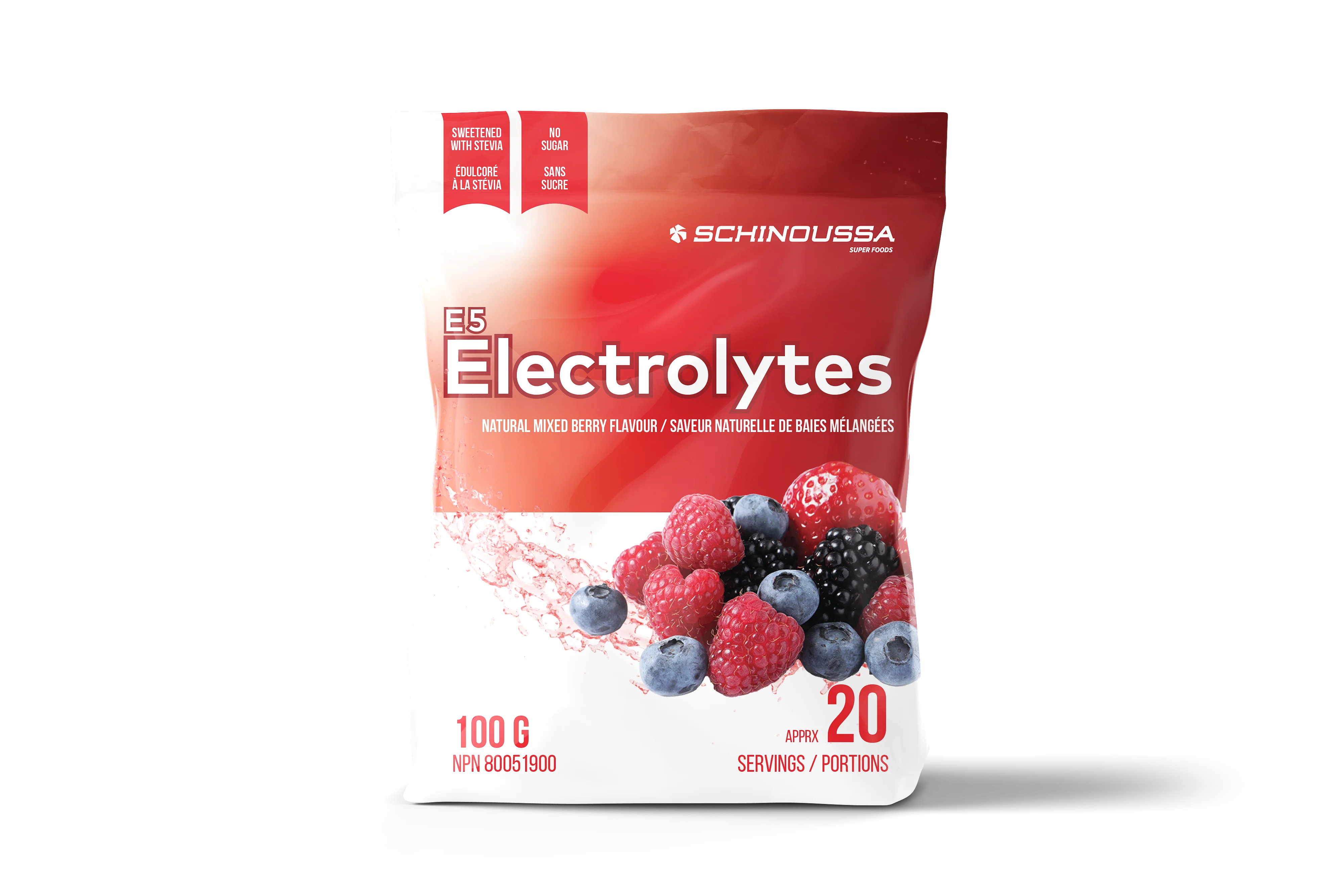 Schinoussa - Electrolyte - Mixed Berries, 100 g