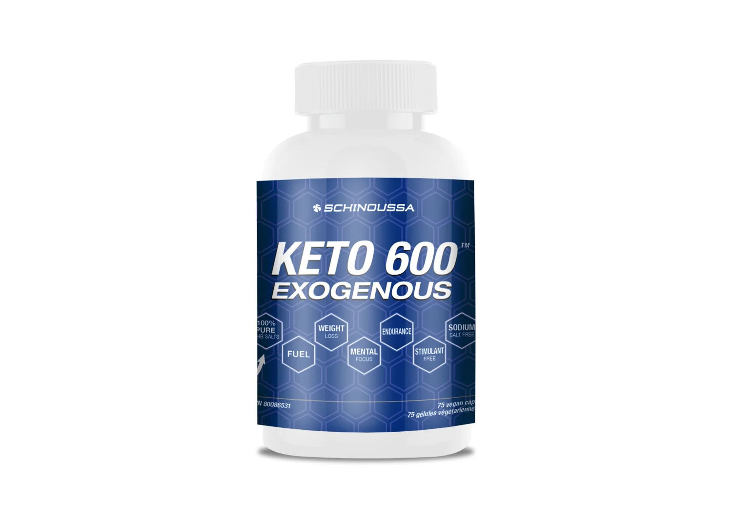 Schinoussa - Keto 600, 75 VCAPS