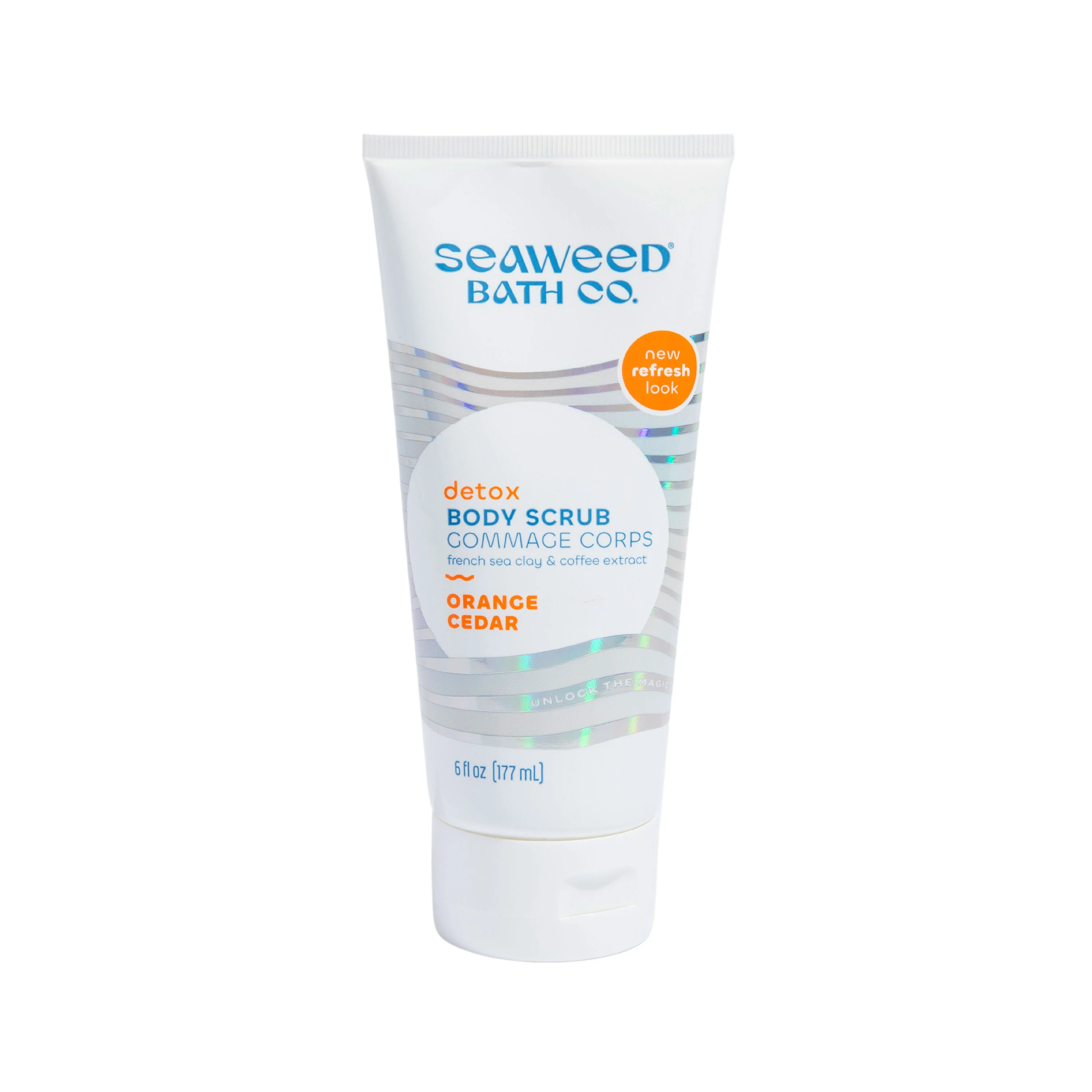 Seaweed Bath Co. - Detox Body Scrub - Orange Cedar, 177 mL