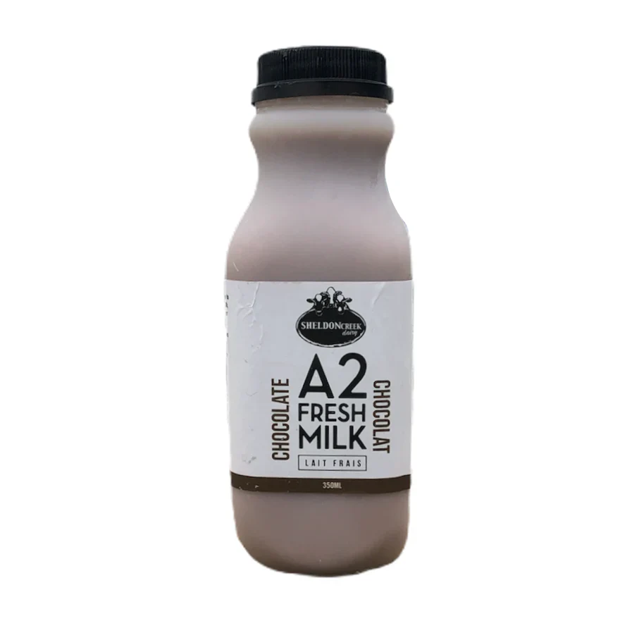Sheldon Creek Dairy - A2 Fresh Chocolate Milk, 350 mL
