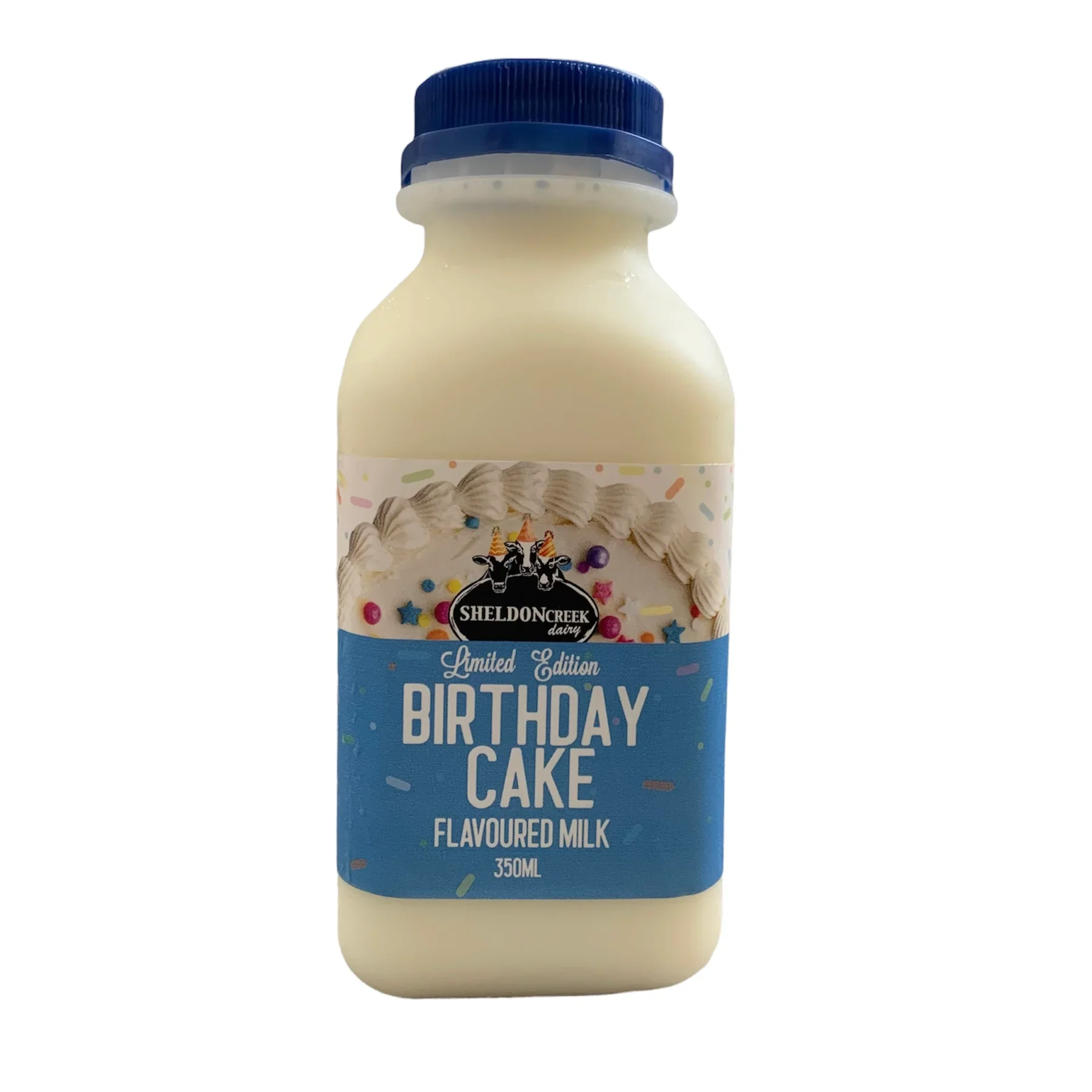 Sheldon Creek - Milk - Birthday Cake, 350 mL