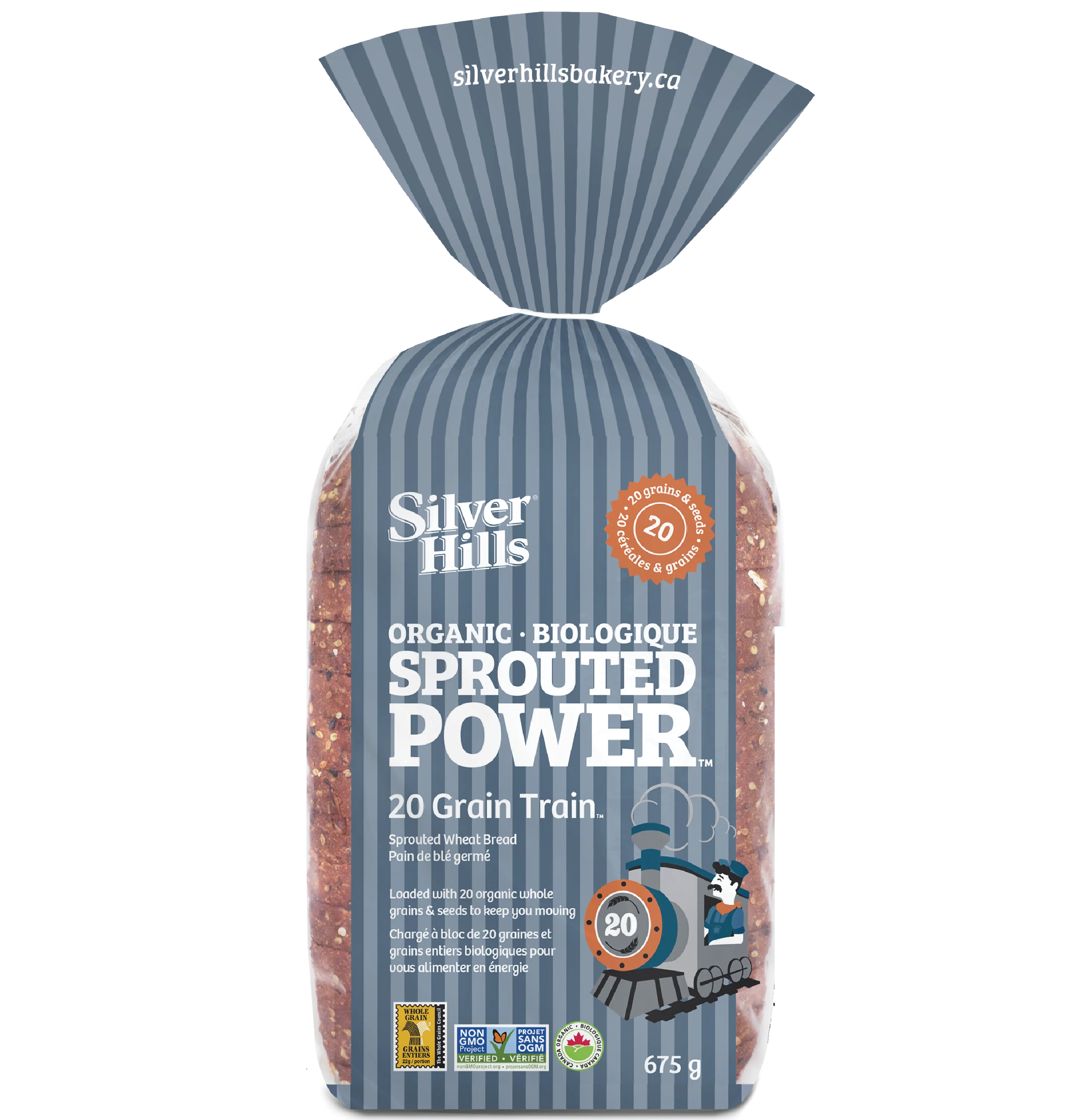 Silver Hills Bakery - Sprouted Power 20 Grain Train, 675g