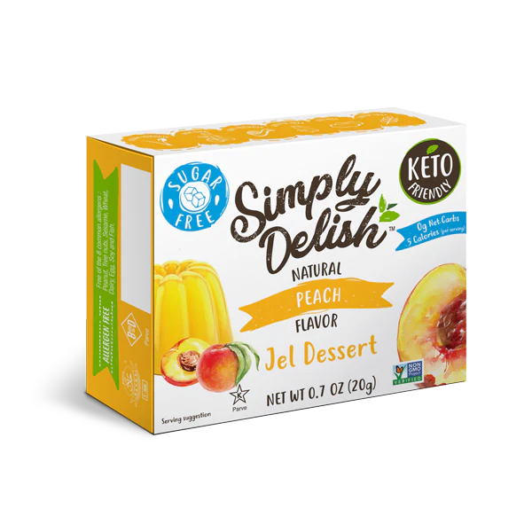 Simply Delish - Jel Dessert, Peach, 20 g