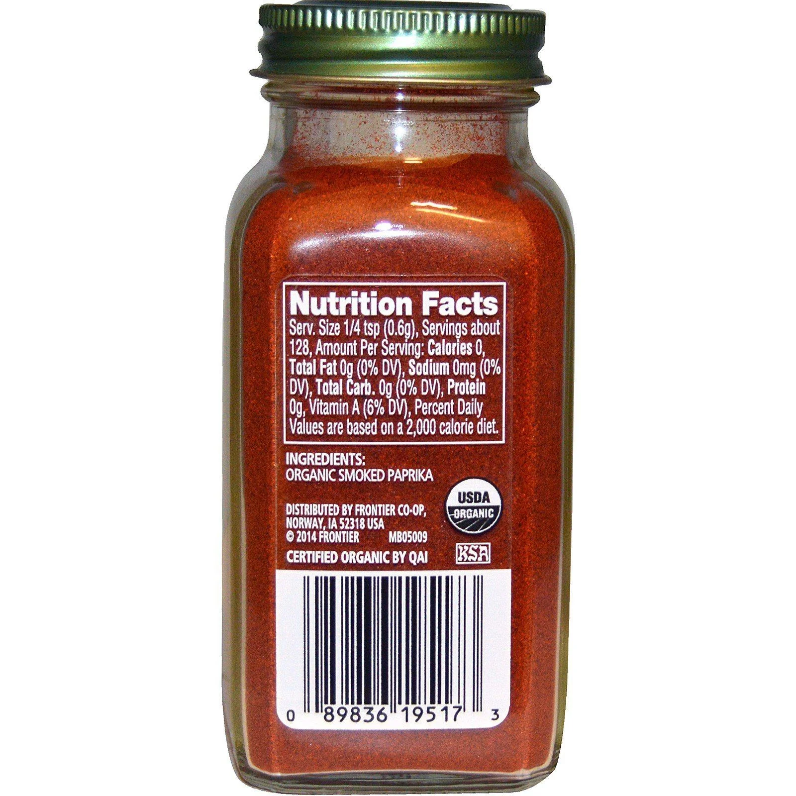 Simply Organic Smoked Paprika - 77 g - Image 2