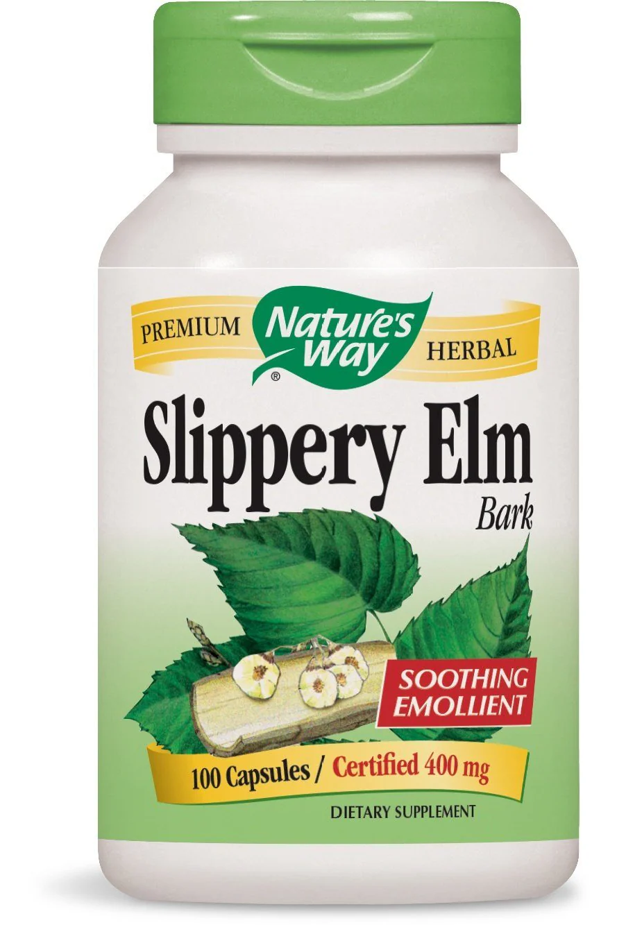 Nature's Way - Slippery Elm Bark, 100 caps - Image 2