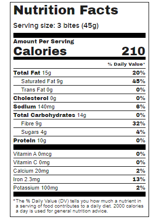 Snack Conscious - Peanut Butter Chocolate Chip Bites, 45 g - Image 2