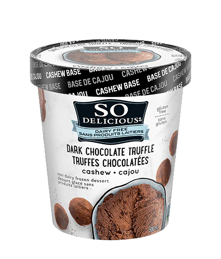 So Delicious - Dark Chocolate Truffle Cashew-Based Frozen Dessert, 500 mL