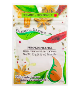 Splendor Garden - Organic Pumpkin Pie Spice, 35 g