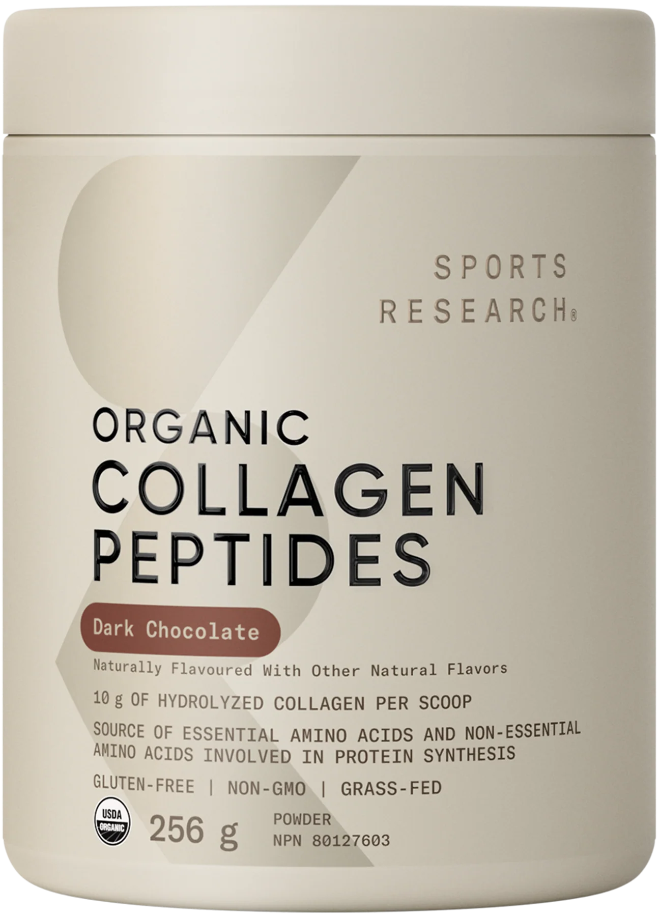 Sports Research - Collagen Peptides Dark Chocolate, 256 g