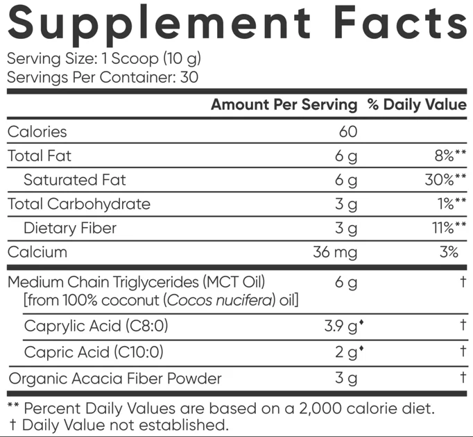 Sports Research - Organic MCT Powder, 280 g - Image 2