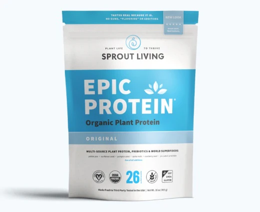 Sprout Living - Epic Protein - Original Plant Protein, 454g