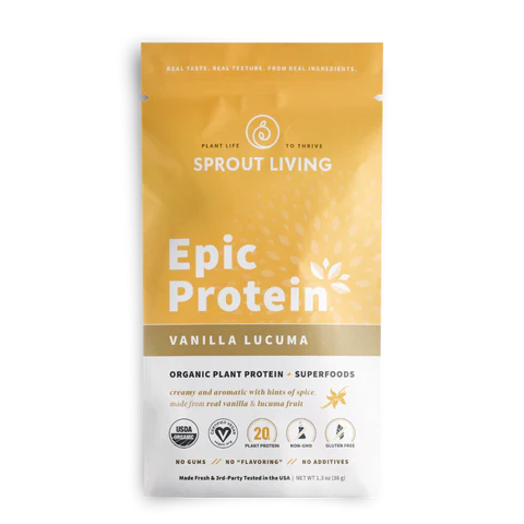 Sprout Living - Epic Protein - Vanilla Lucuma, 38 g