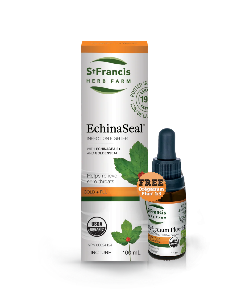 St. Francis - EchinaSeal + Oreganum Plus 1:3, 100 mL+15 mL