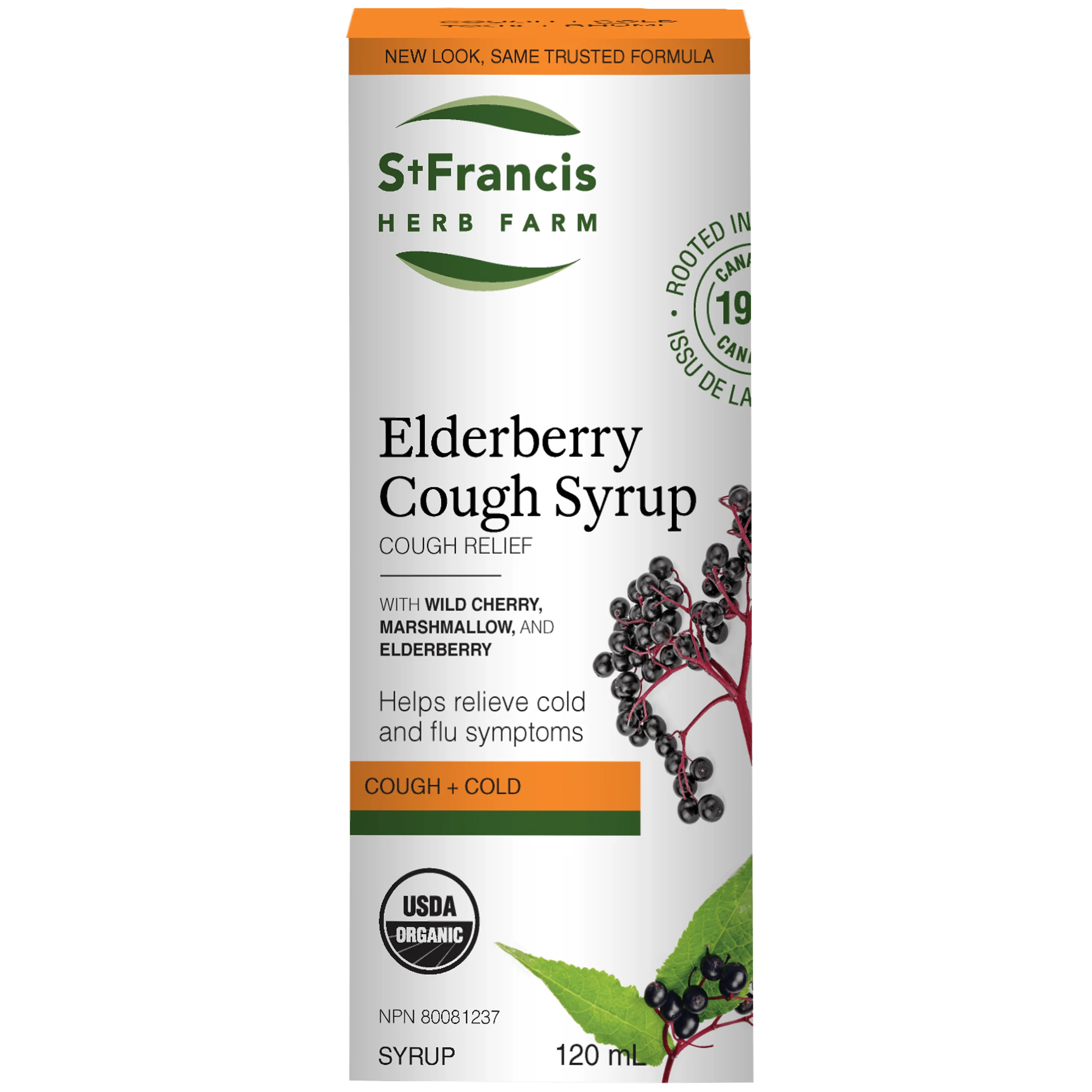 St. Francis - Elderberry Cough Syrup Adult, 120ml