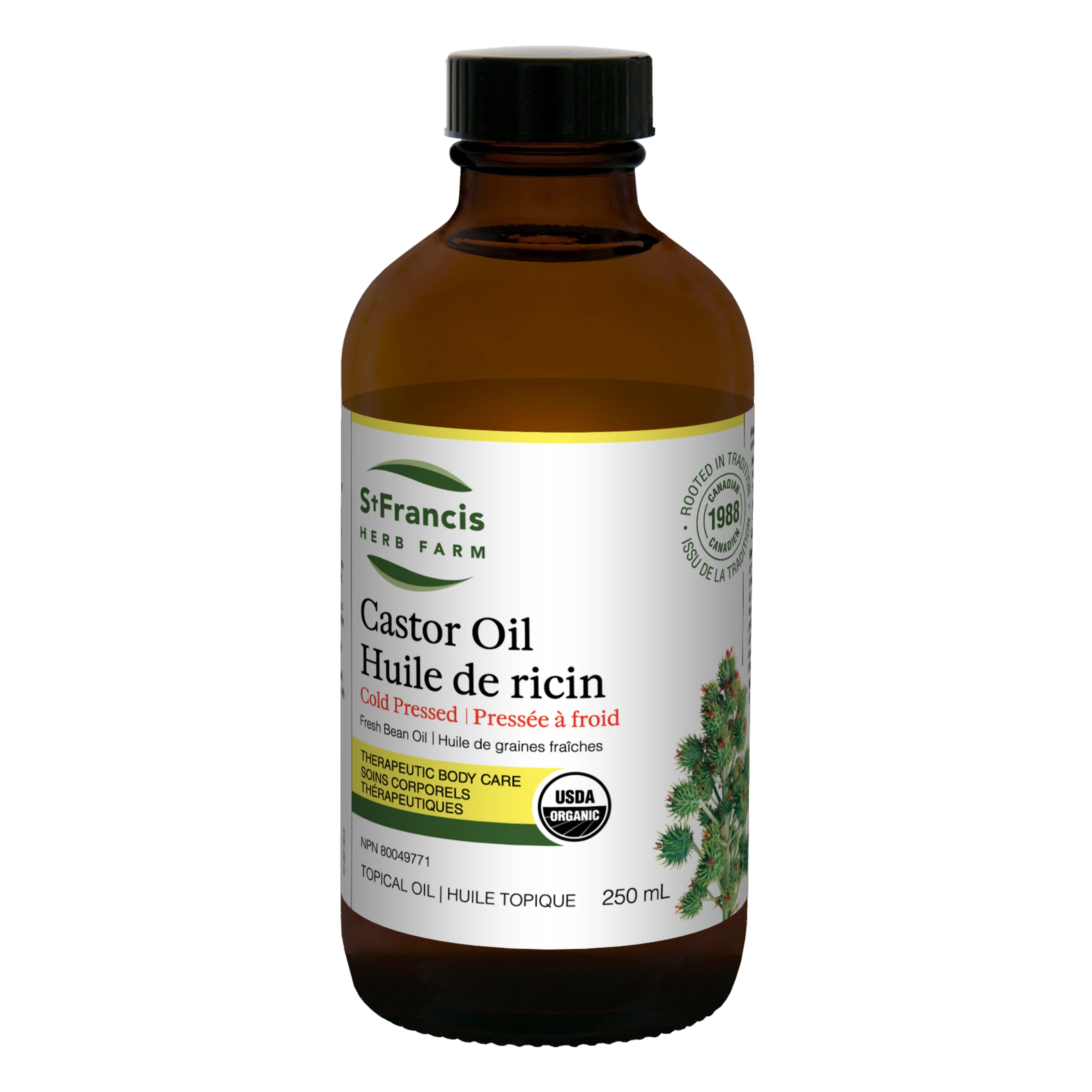 St. Francis - Organic Castor Oil - 250 mL