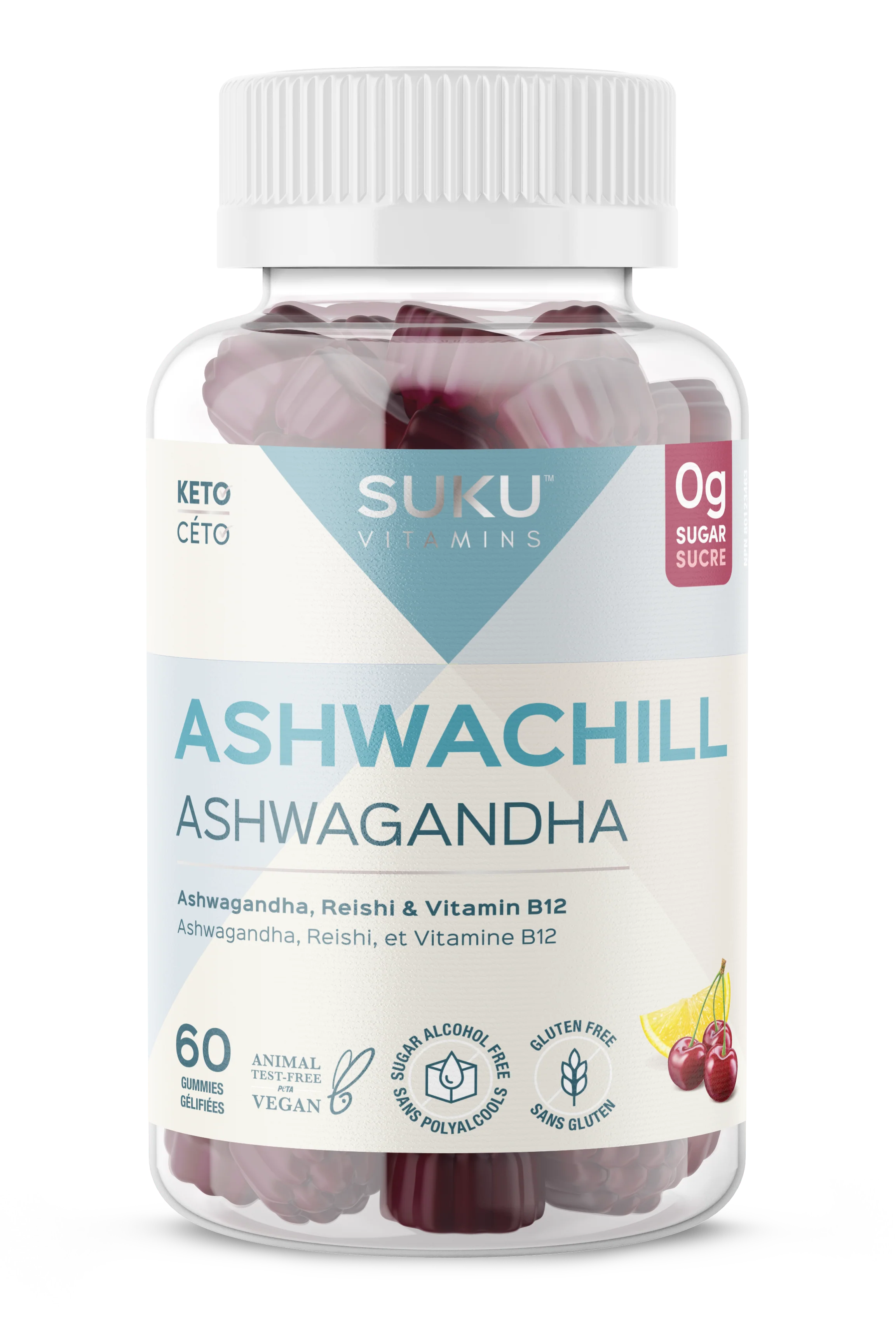 SUKU Vitamins - Ashwachill, 60 Gummies