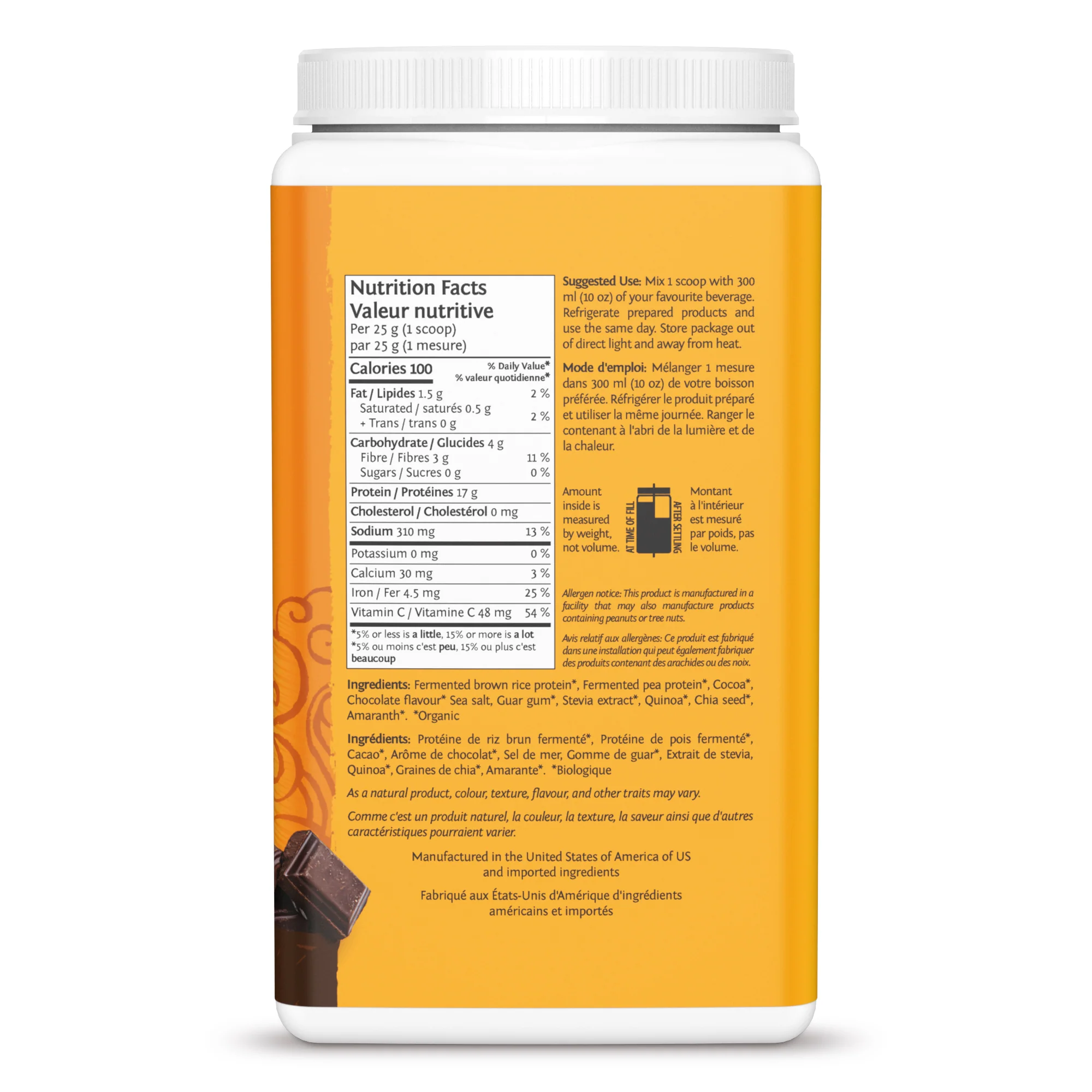 Sun Warrior - Classic Plus (chocolate), 750 g - Image 2