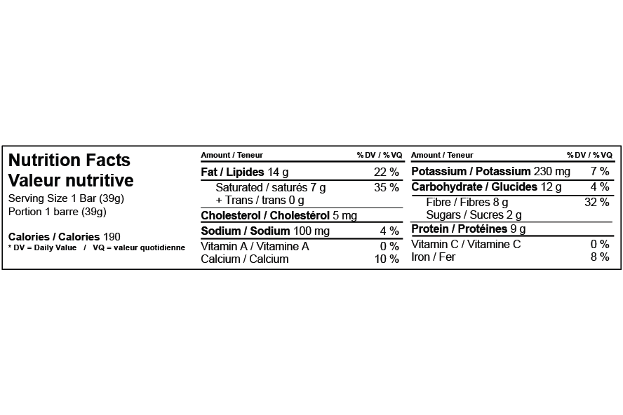 Love Good Fats - Rich Chocolatey Almond Bar, 39g - Image 2