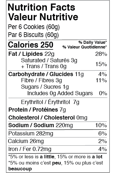Sweet Nutrition - Soft Baked Peanut Butter Cookies + MCT Oil - 60 g - Image 2