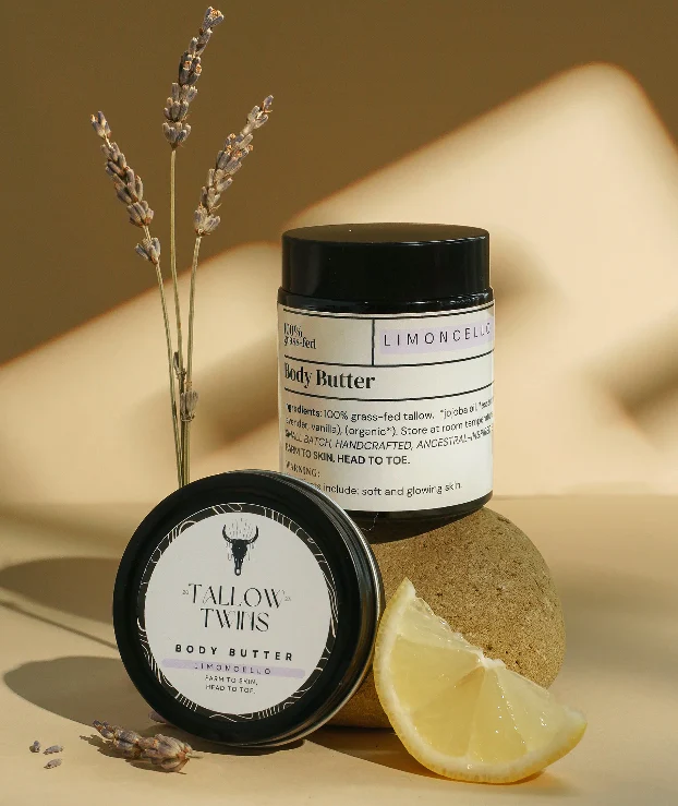 Tallow Twins - Limoncello Body Butter, 60 mL