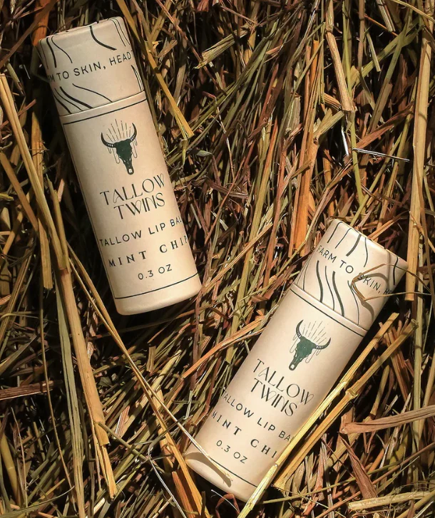 Tallow Twins - Lip Balm - Mint Chip, 0.3 oz