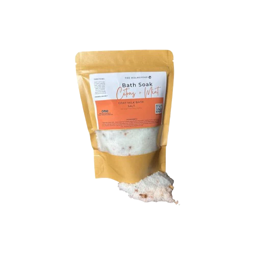 The Holmstead - Bath Soak - Citrus & Mint, 12 oz