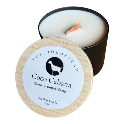 The Holmstead - Candle - Coco Cabana, 8 oz