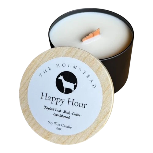The Holmstead - Candle - Happy Hour, 8 oz