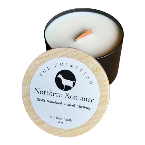 The Holmstead - Candle - Northern Romance, 8 oz