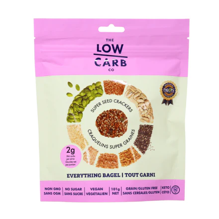 The Low Carb Co - Cracker - Everything Bagel, 101 g