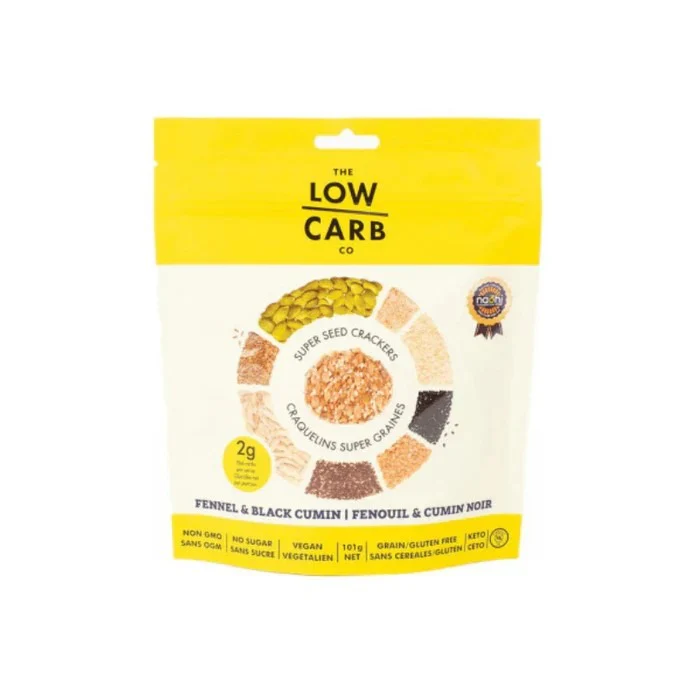 The Low Carb Co - Cracker - Fennel and Cumin, 101 g