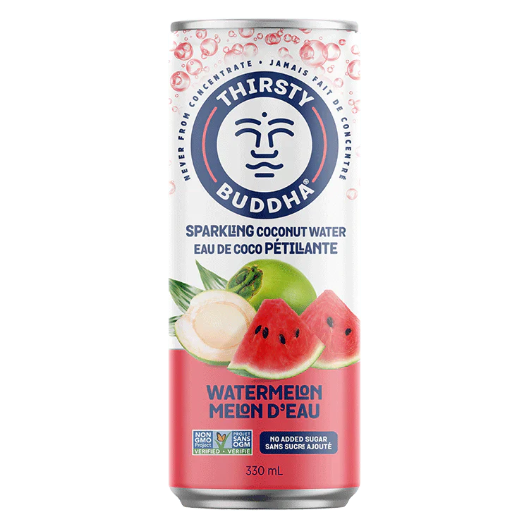 Thirsty Buddha - Sparkling Coconut Water Watermelon, 330 mL