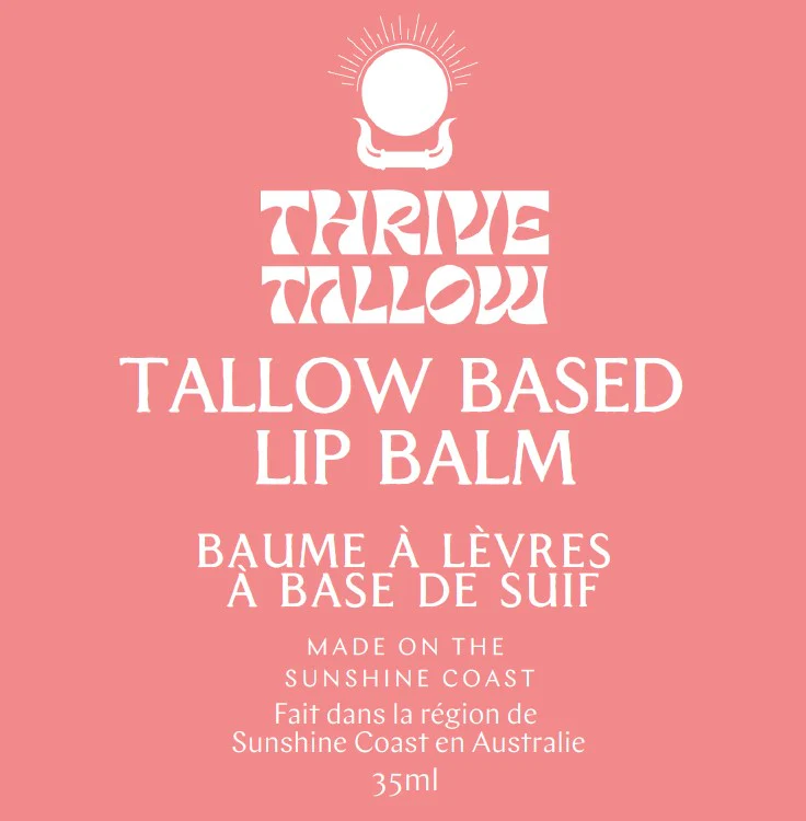 Thrive Tallow - Tallow Based Lip Balm, 35 mL