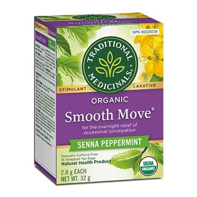 Traditional Medicinals - Organic Smooth Move, Peppermint, 16 Count