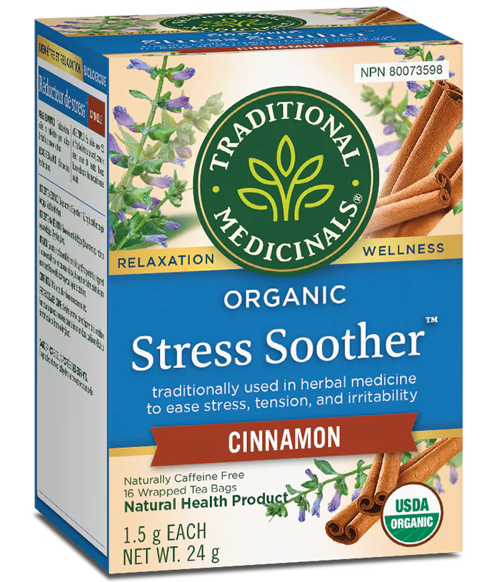 Traditional Medicinals - Stress Soother Cinnamon Tea, 16 Count