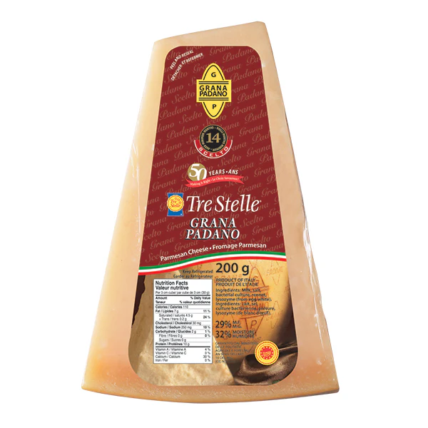 Tre Stelle - Grana Padano Wedge, 200 g