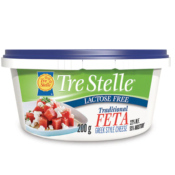Tre Stelle - Lactose Free Feta Cheese, 200 g
