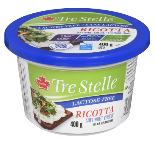 Tre Stelle - Lactose Free Ricotta, 400 g