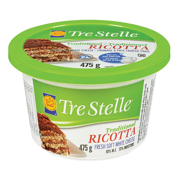 Tre Stelle - Traditional Ricotta Cheese, 475 g