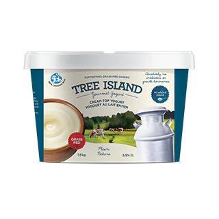 Tree Island - Gourmet Plain Cream Top Yogurt, 1.5 kg