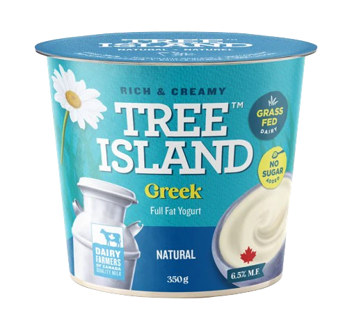 Tree Island Yogurt - Greek Natural, 350 g