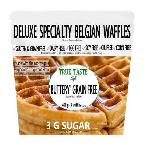 True Taste Café - Belgian Waffles - Grain Free, 450 g