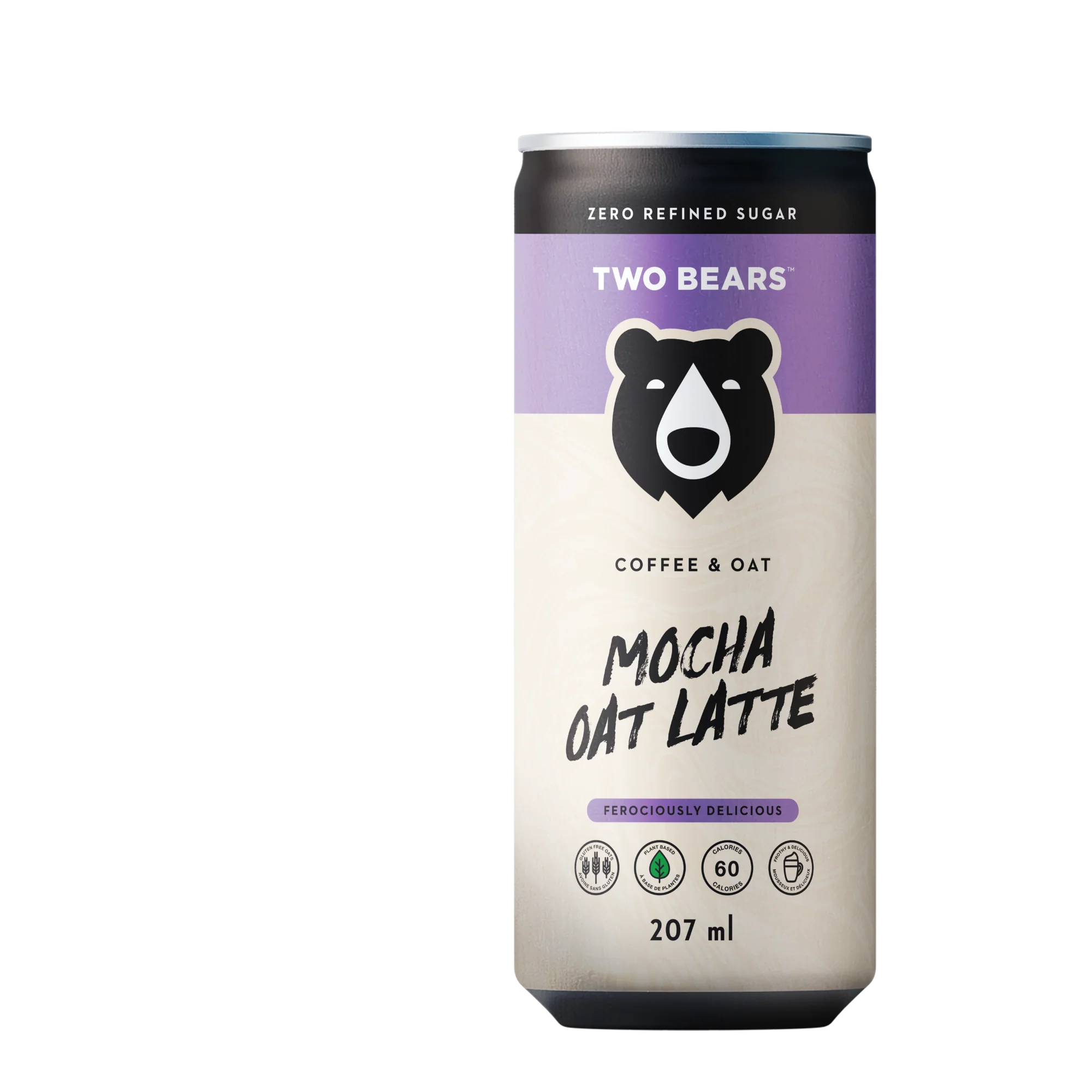 Two Bears - Oat Milk Latte - Mocha, 207 mL