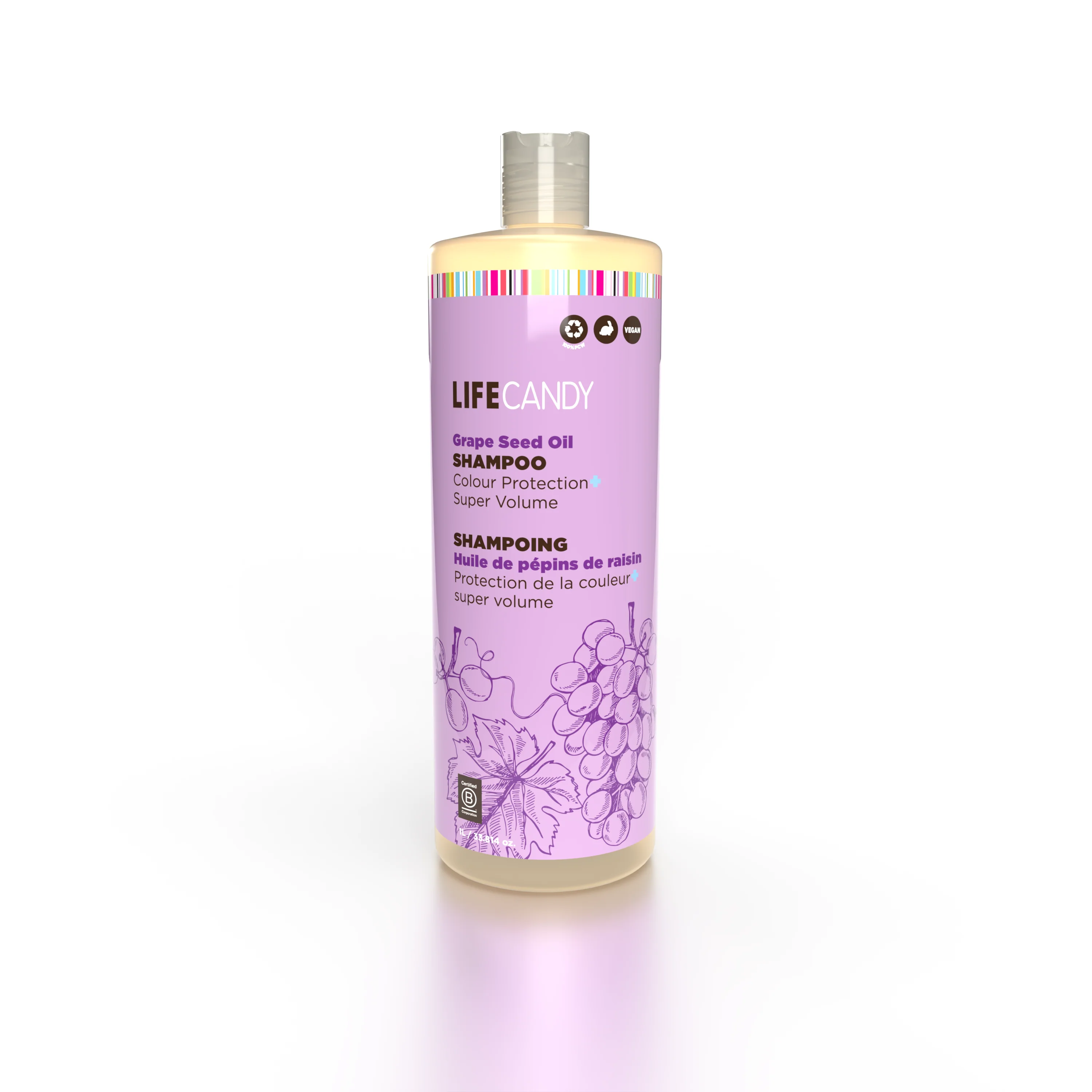 Urban Spa - Grape Seed Oil Shampoo, 1 L